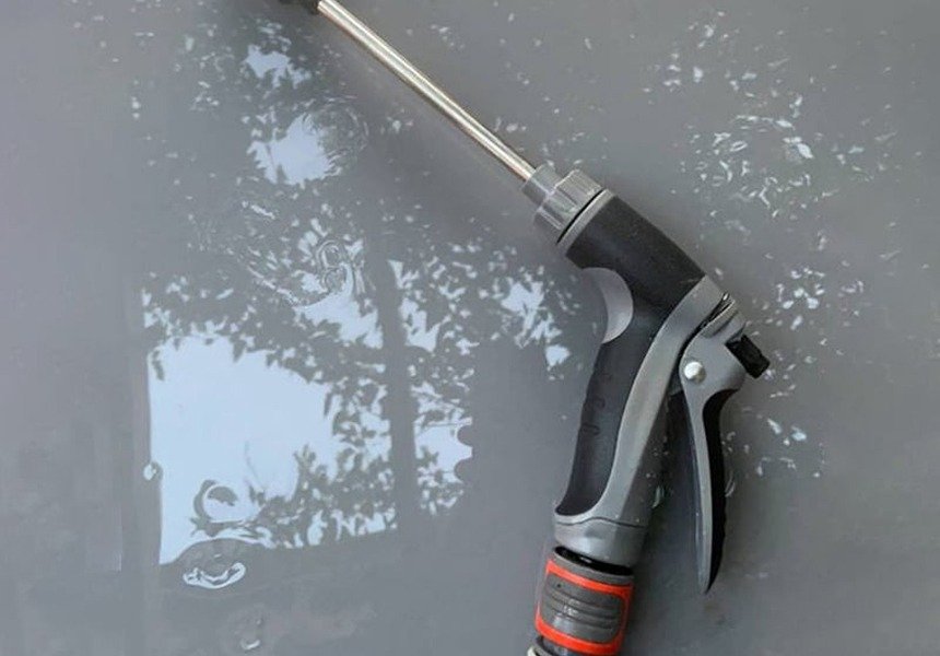 Customer using Power Blast Plus