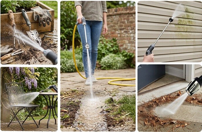 Cleaning outdoor paving