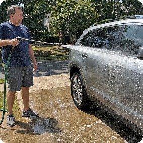 Cleaning cars and motorcycles